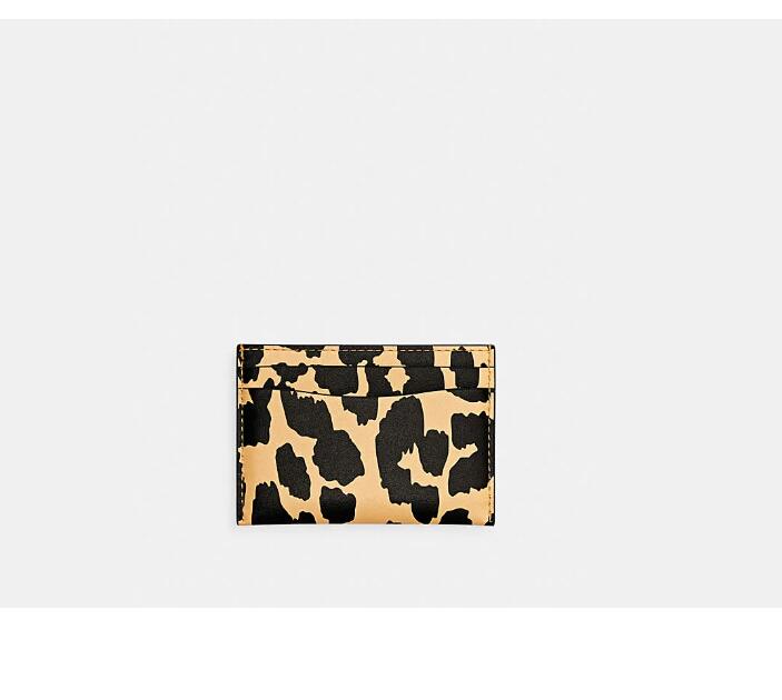 Cheap Leopard Print Card Case