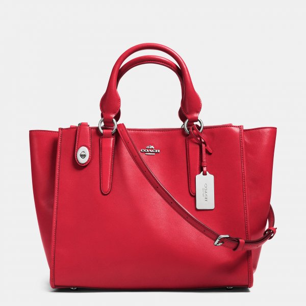 New Realer Coach Crosby Carryall In Leather