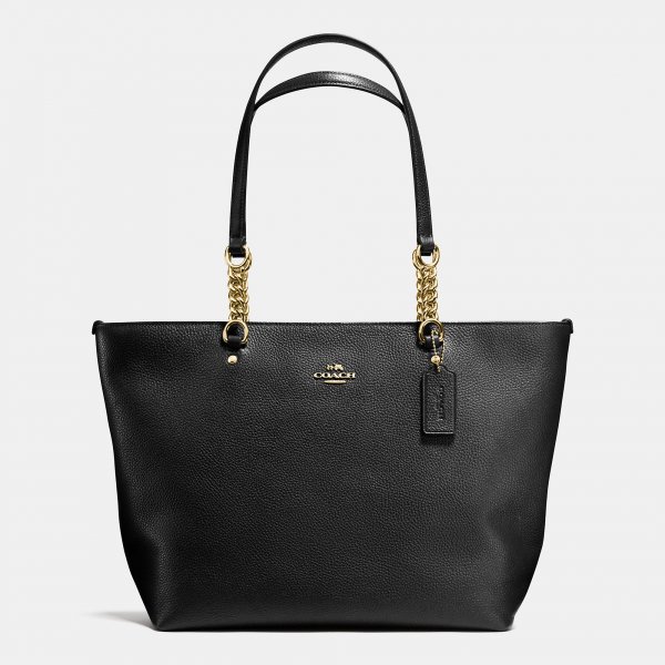 Good Quality Coach Sophia Tote In Pebble Leather