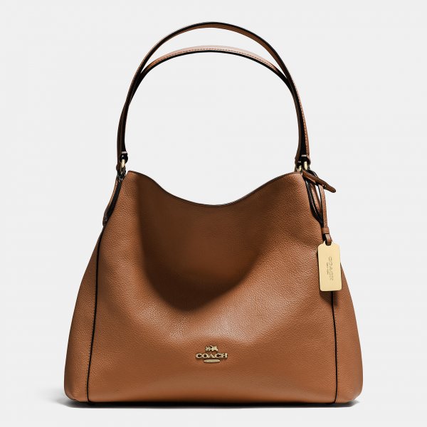 Coach Edie Shoulder Bag 31 In Refined Pebble Leather Clearance Price