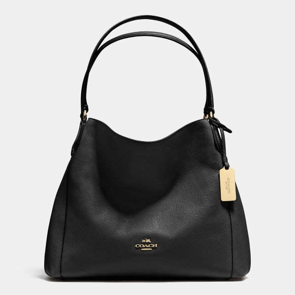 Coach Edie Shoulder Bag 31 In Refined Pebble Leather On Sale